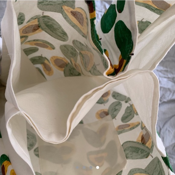 Avocado Canvas Tote Bag - Picture 4 of 4